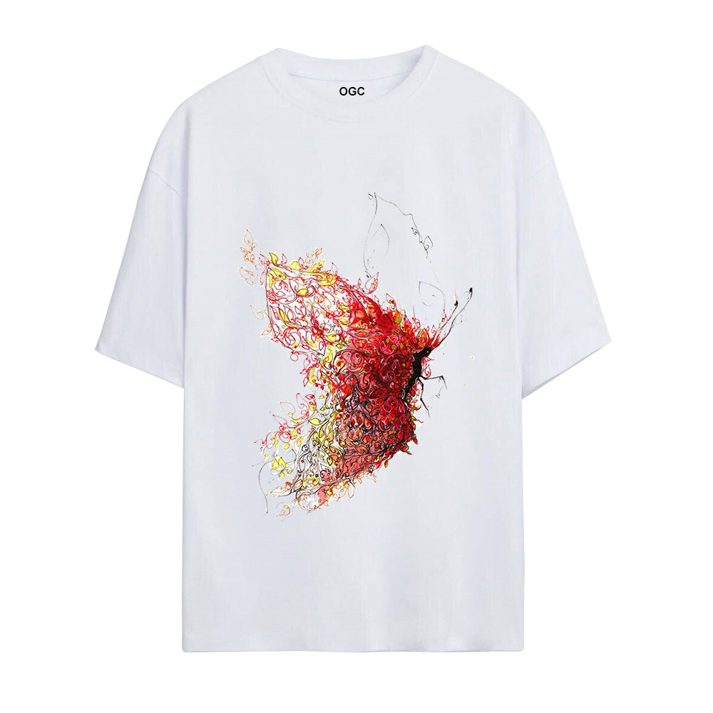 BUTTERFLY OVERSIZED UNISEX T-SHIRT