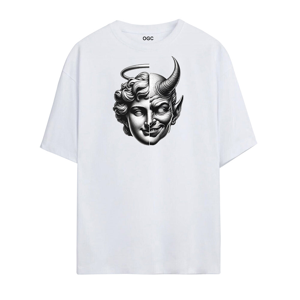 ANGEL & DEVIL OVERSIZED UNISEX T-SHIRT