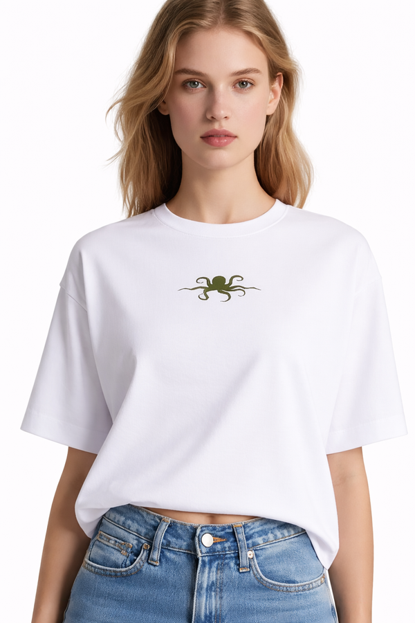 AHTAPOT OVERSİZED UNİSEX T-SHİRT