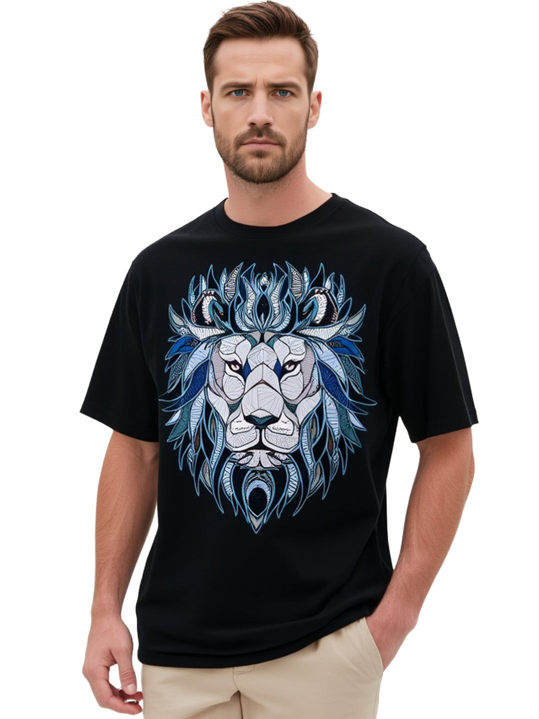 ASLAN OVERSİZED UNİSEX T-SHİRT