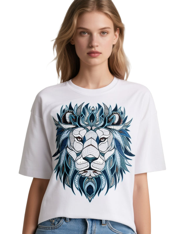 ASLAN OVERSİZED UNİSEX T-SHİRT