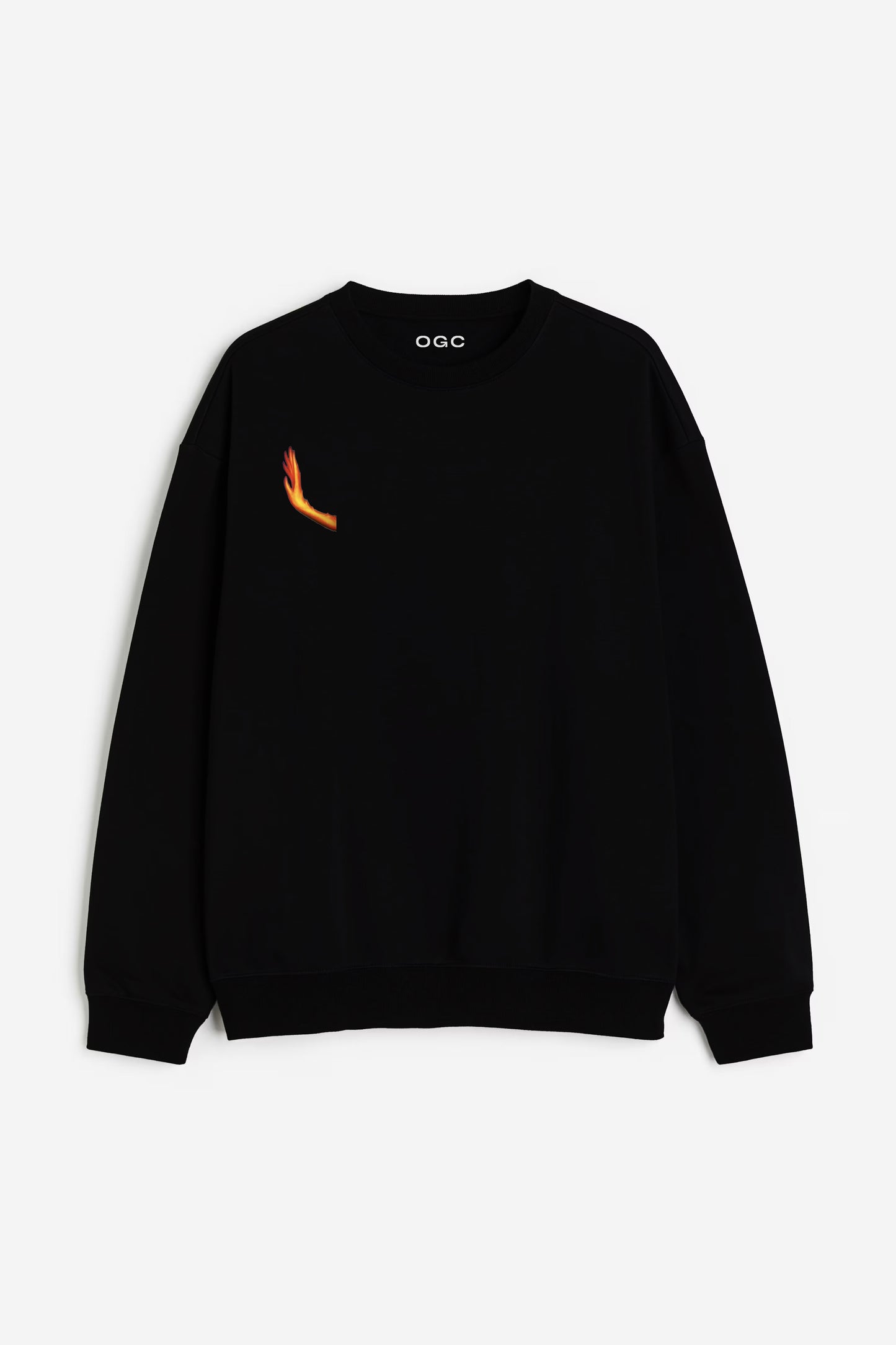WATER & FIRE COMBINATION SWEATSHIRT