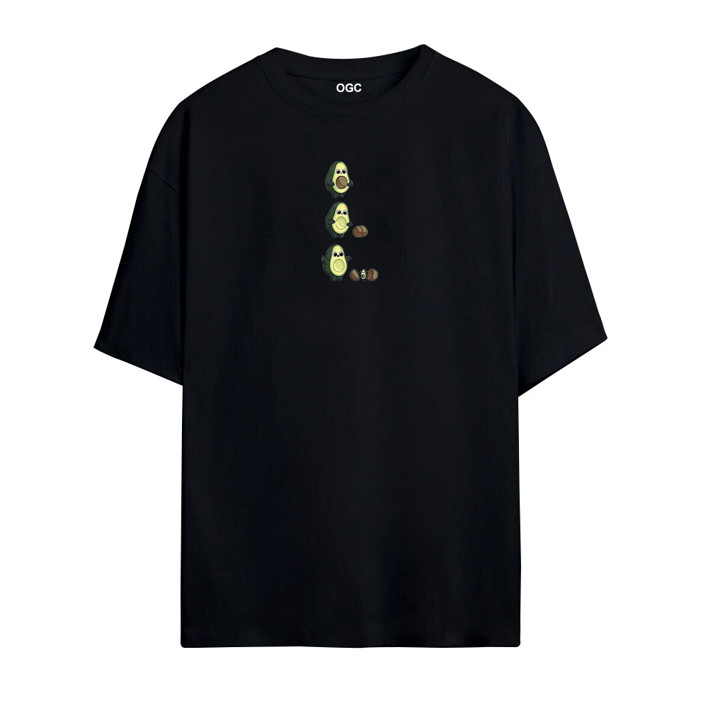 AVOKADO OVERSİZED UNİSEX T-SHİRT