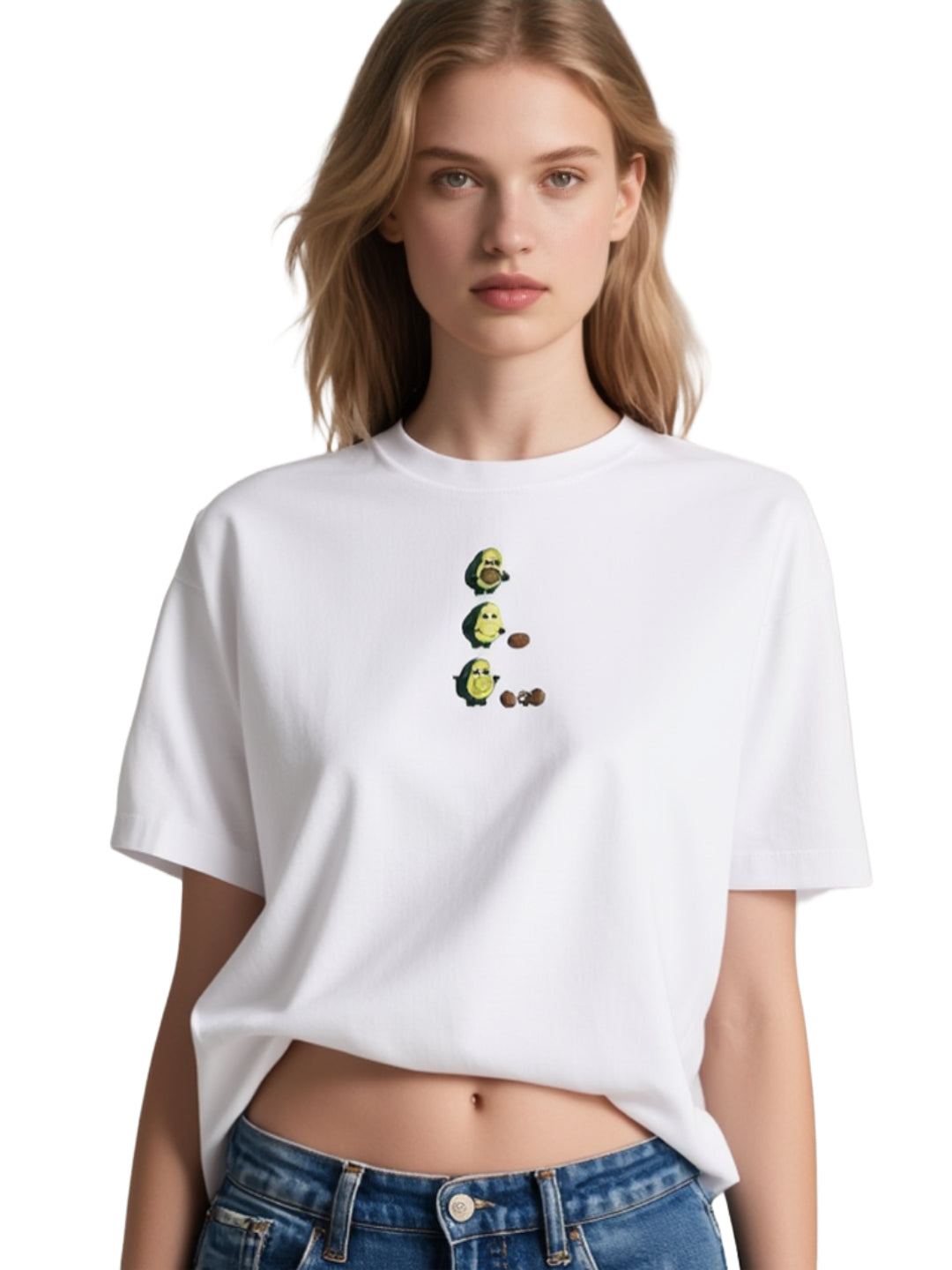 AVOKADO OVERSİZED UNİSEX T-SHİRT