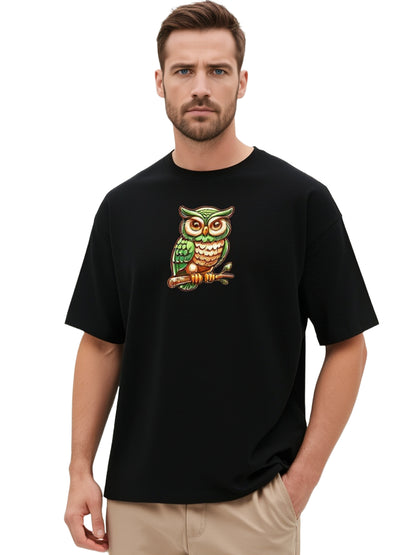 OWL OVERSIZED UNISEX T-SHIRT