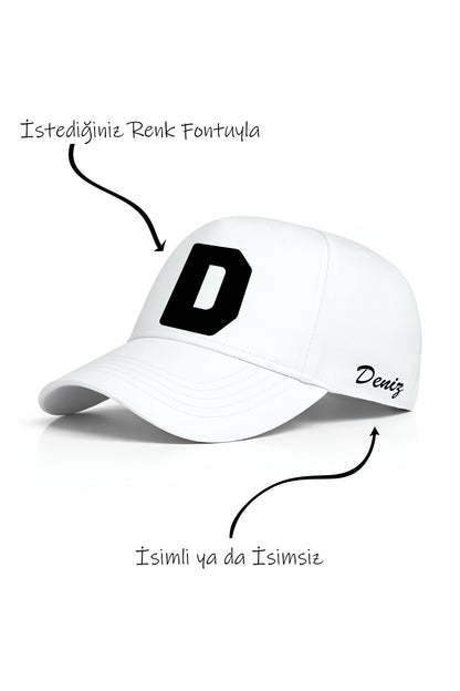 D Harfi Unisex Şapka