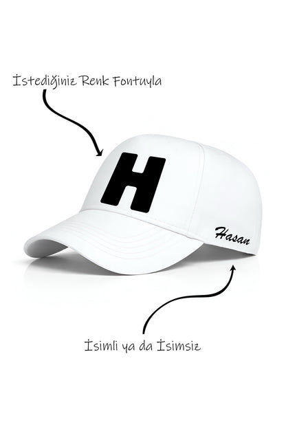 H Harfi Unisex Şapka