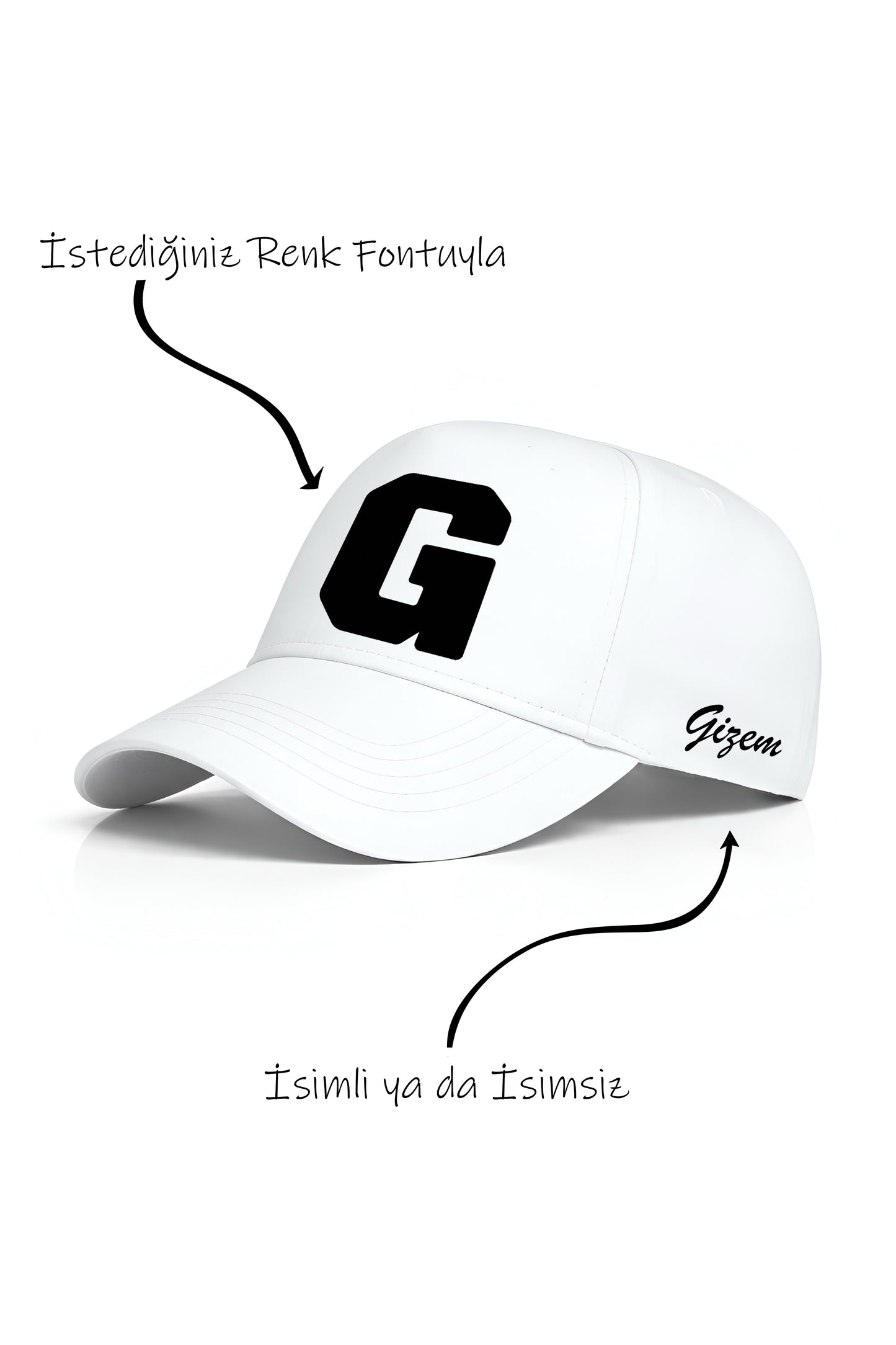 G Harfi Unisex Şapka