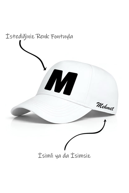 M Harfi Unisex Şapka