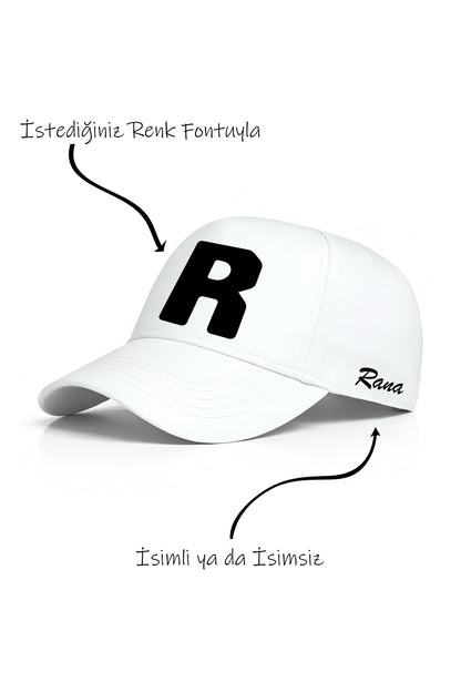 R Harfi Unisex Şapka