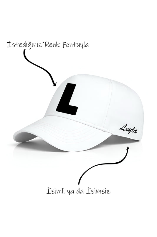 L Harfi Unisex Şapka