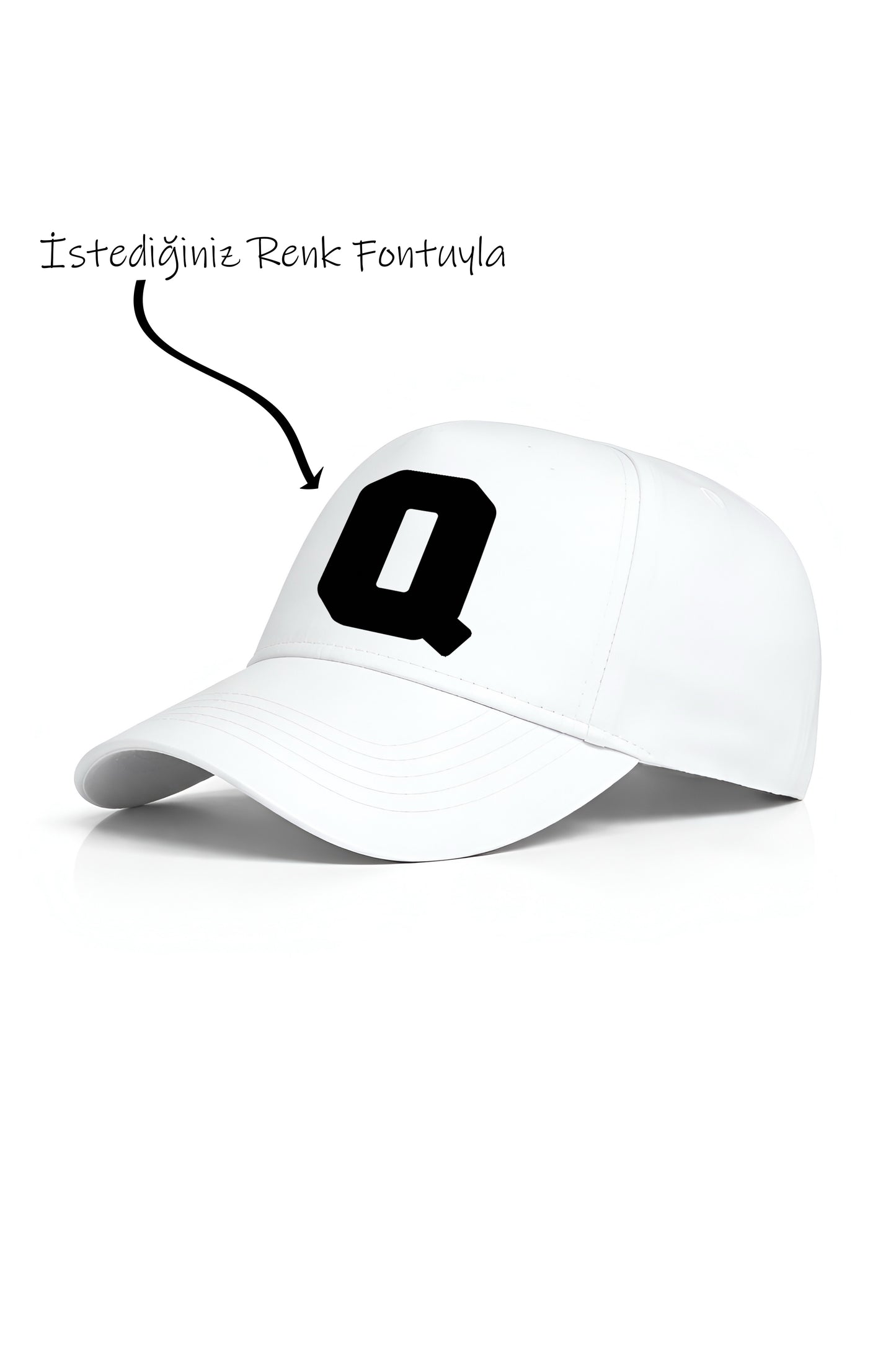 Q Harfi Unisex Şapka