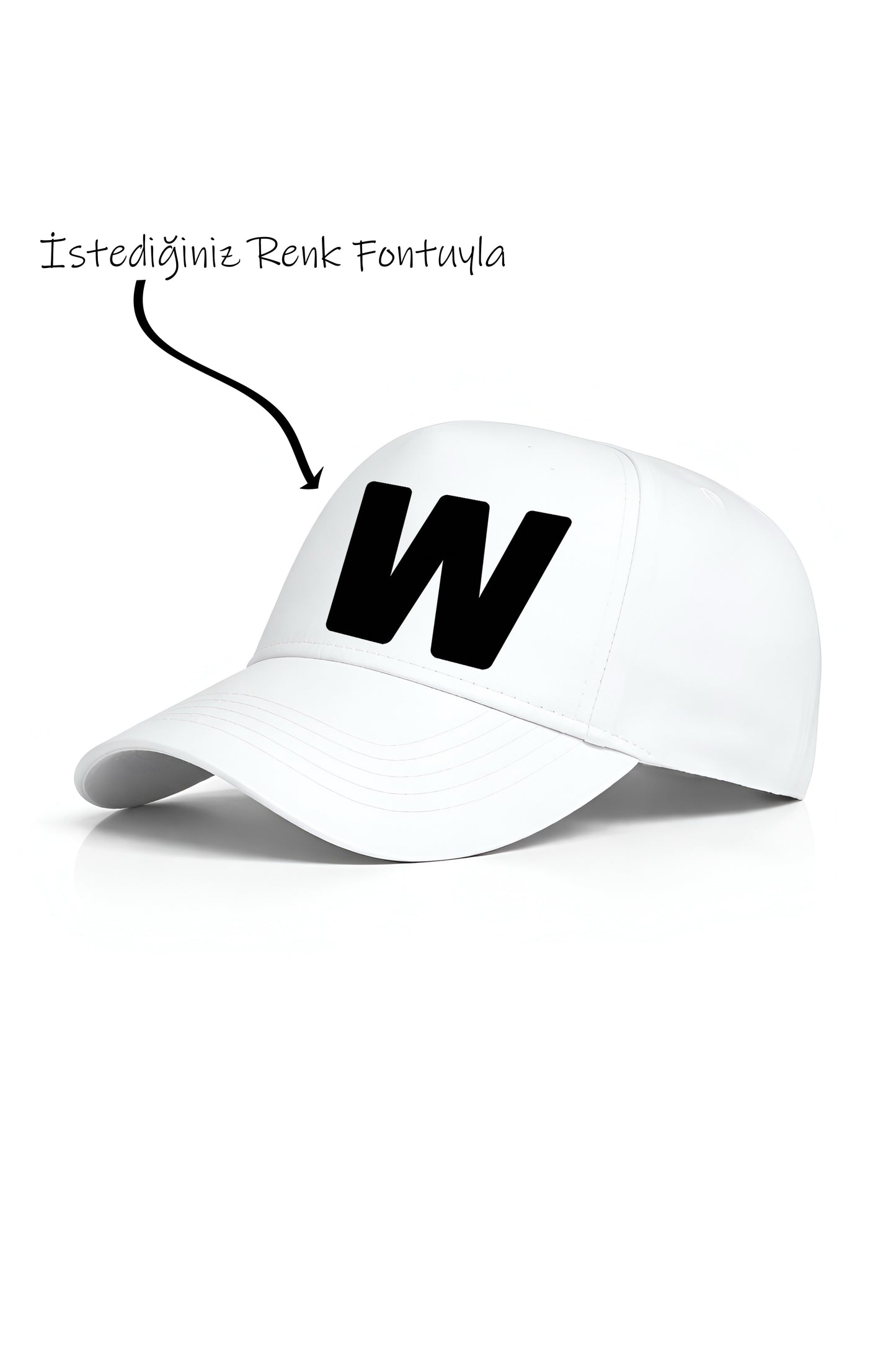W Harfi Unisex Şapka