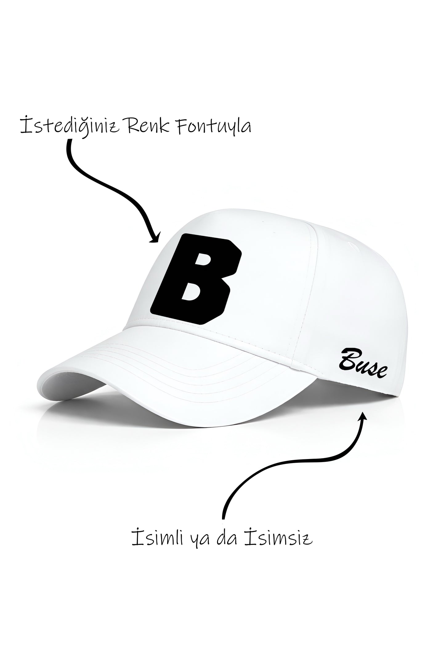 B Harfi Unisex Şapka