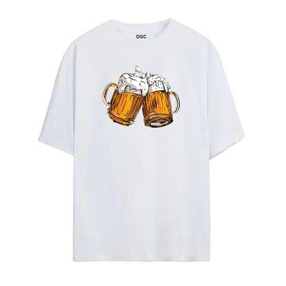 BEER OVERSIZED UNISEX T-SHIRT