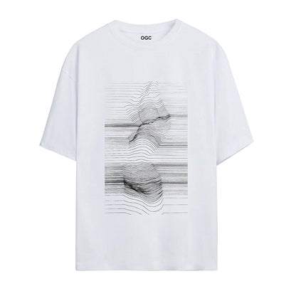 STRIPED OVERSIZED UNISEX T-SHIRT