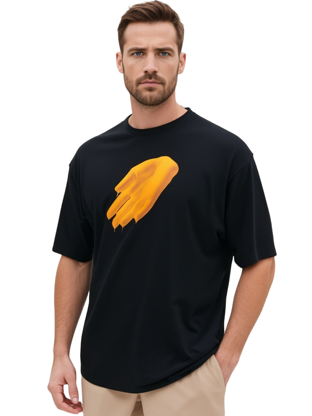 HAND OVERSIZED UNISEX T-SHIRT