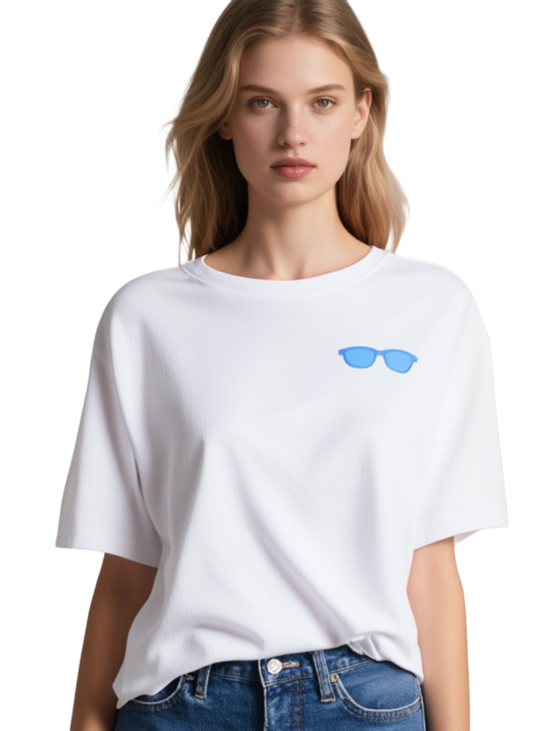GLASSES OVERSIZED UNISEX T-SHIRT