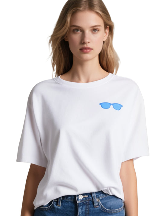 GLASSES OVERSIZED UNISEX T-SHIRT