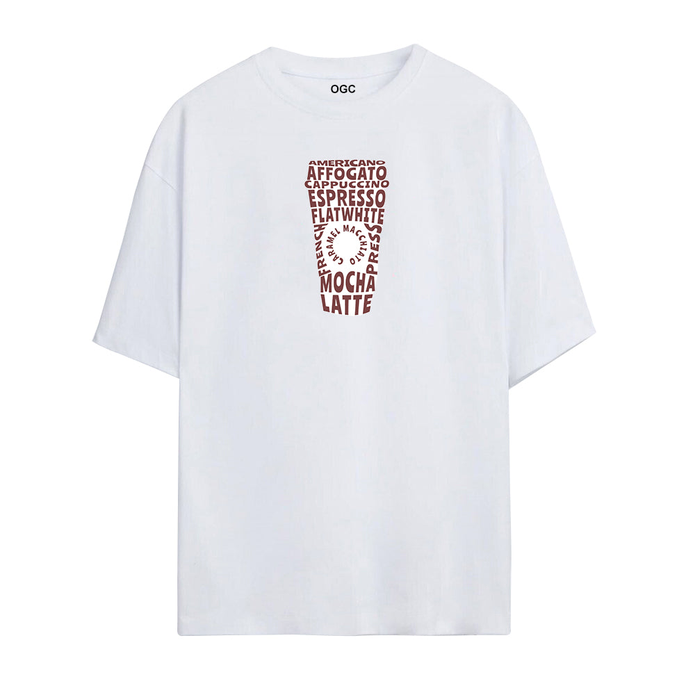 COFFEE OVERSIZED UNISEX T-SHIRT