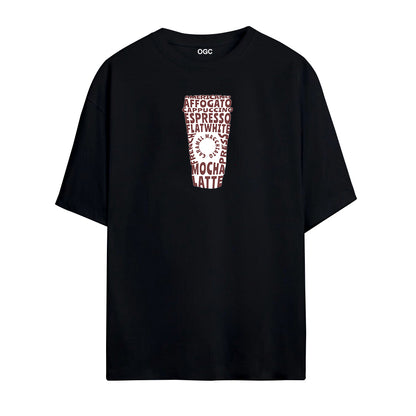 COFFEE OVERSIZED UNISEX T-SHIRT