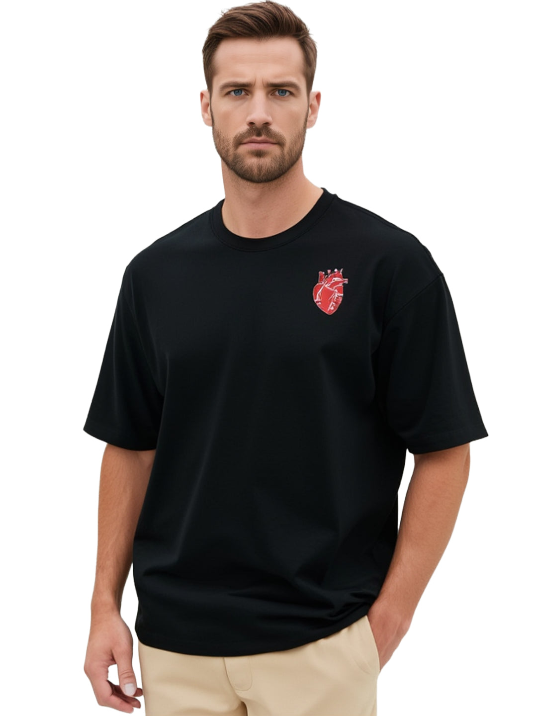 HEART OVERSIZED UNISEX T-SHIRT