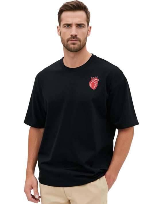HEART OVERSIZED UNISEX T-SHIRT