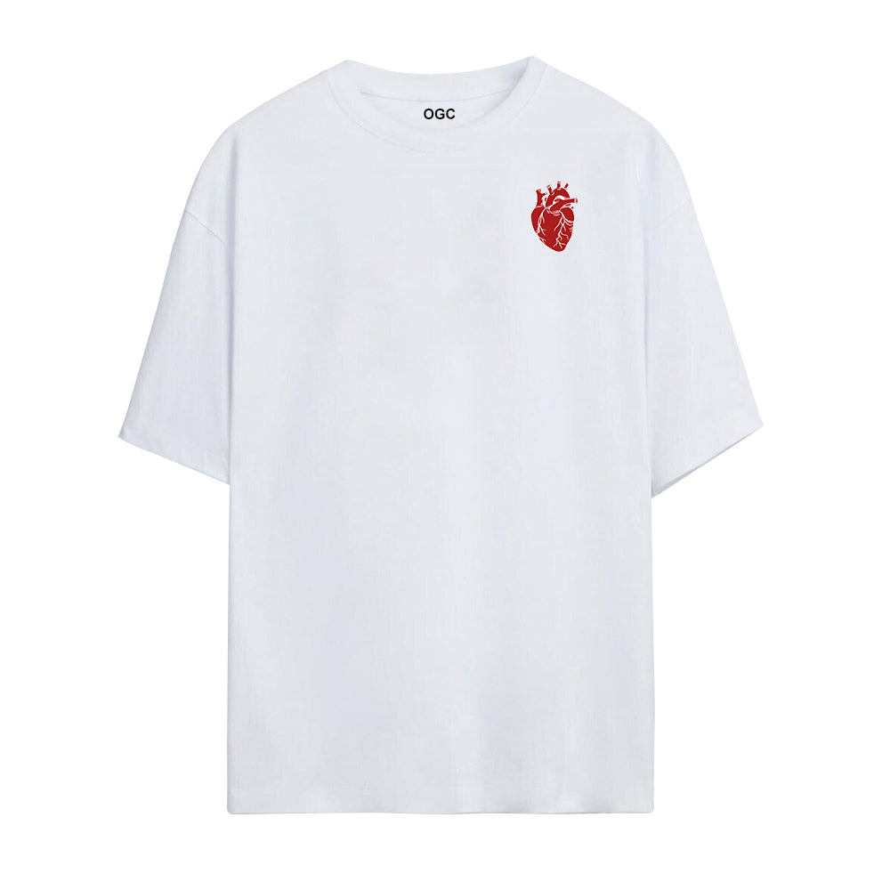 HEART OVERSIZED UNISEX T-SHIRT