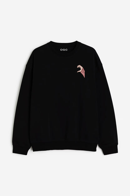 HEART COMBINATION SWEATSHIRT