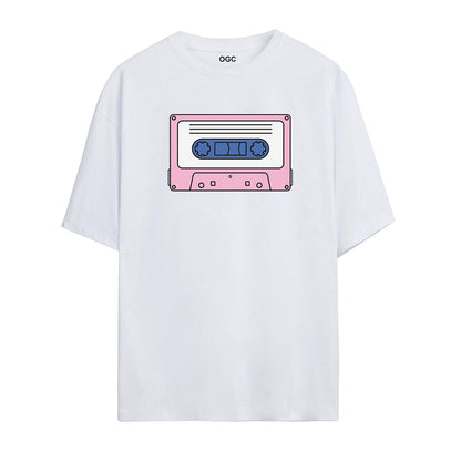 CASSETTE OVERSIZED UNISEX T-SHIRT