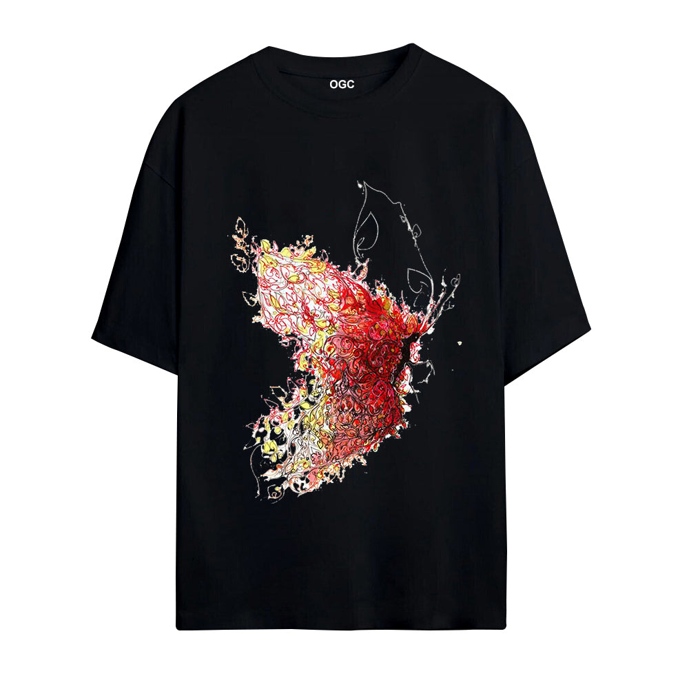 BUTTERFLY OVERSIZED UNISEX T-SHIRT