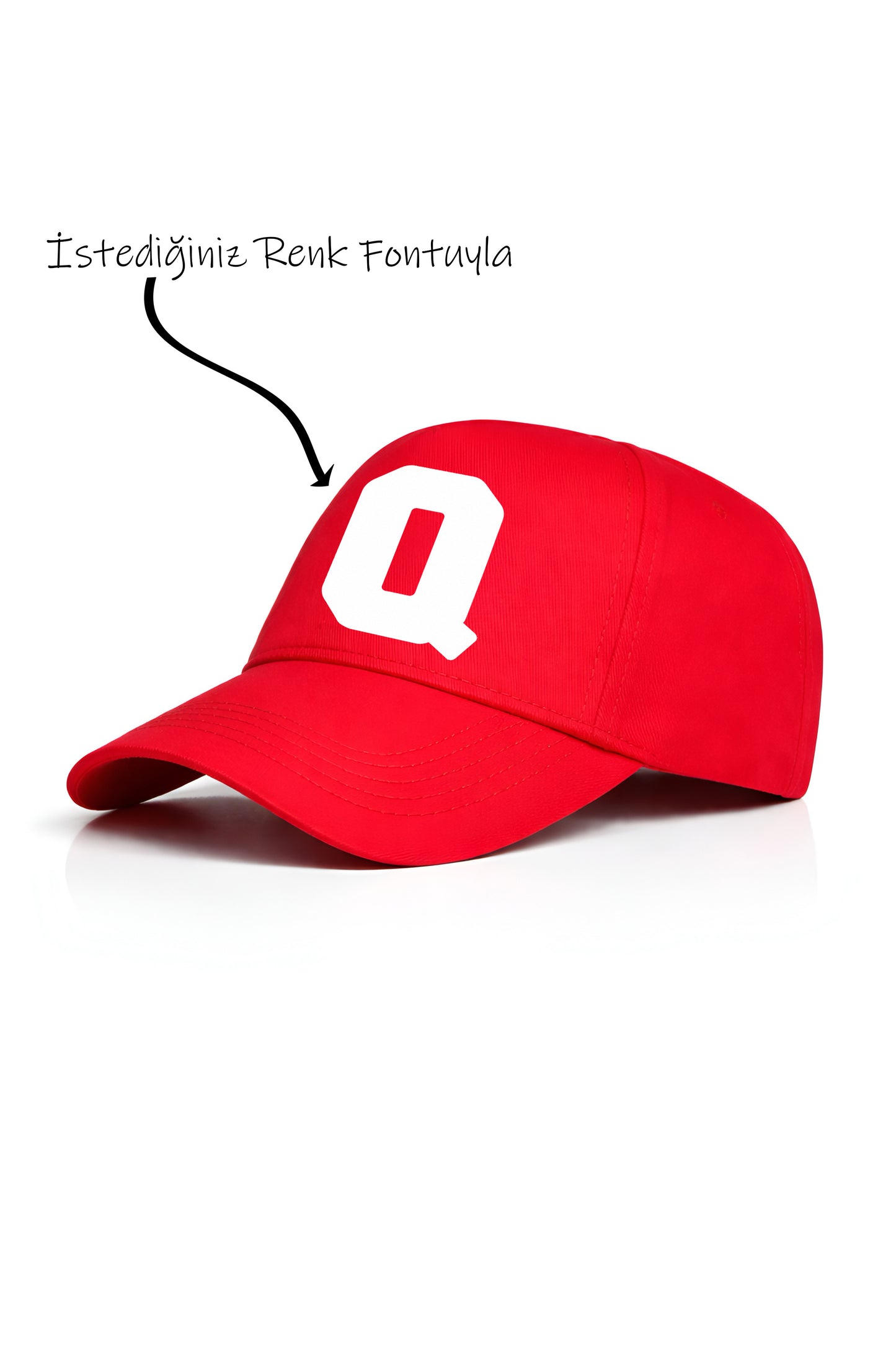 Q Harfi Unisex Şapka