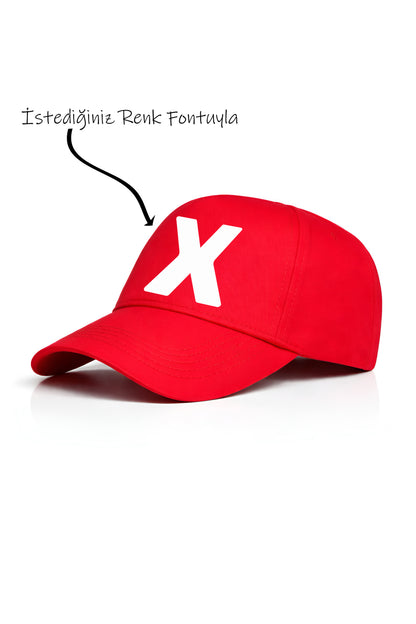 X Harfi Unisex Şapka
