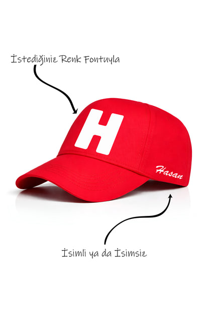 H Harfi Unisex Şapka