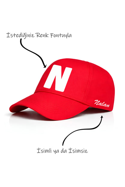 N Harfi Unisex Şapka