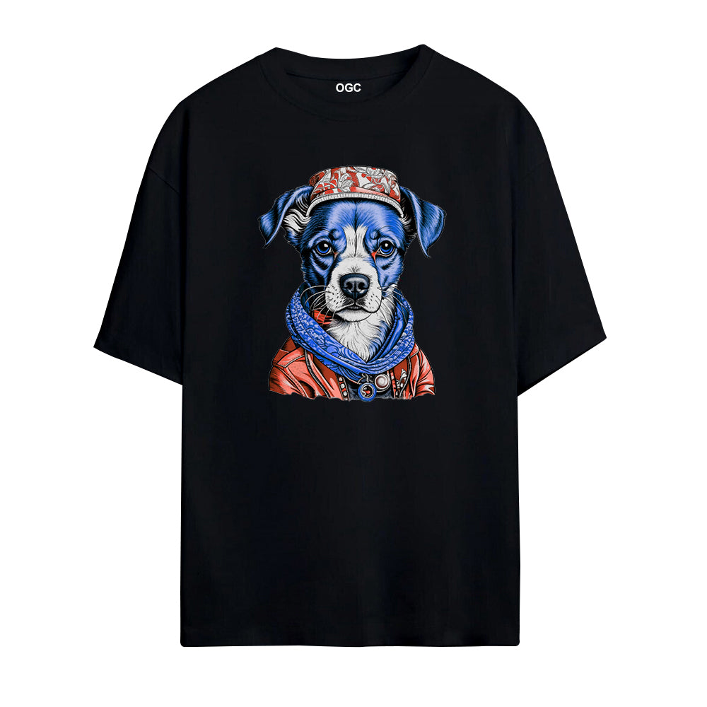 KÖPEK OVERSİZED UNİSEX T-SHİRT