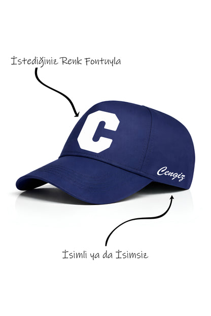 C Harfi Unisex Şapka