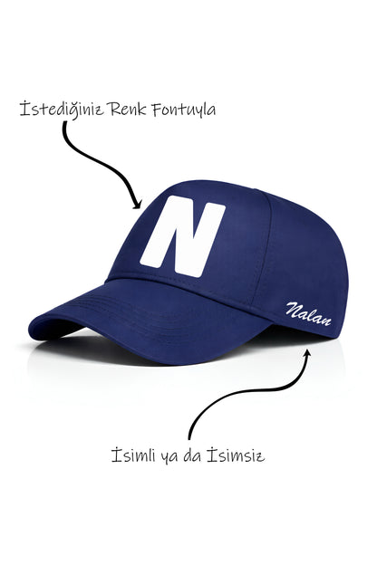 N Harfi Unisex Şapka