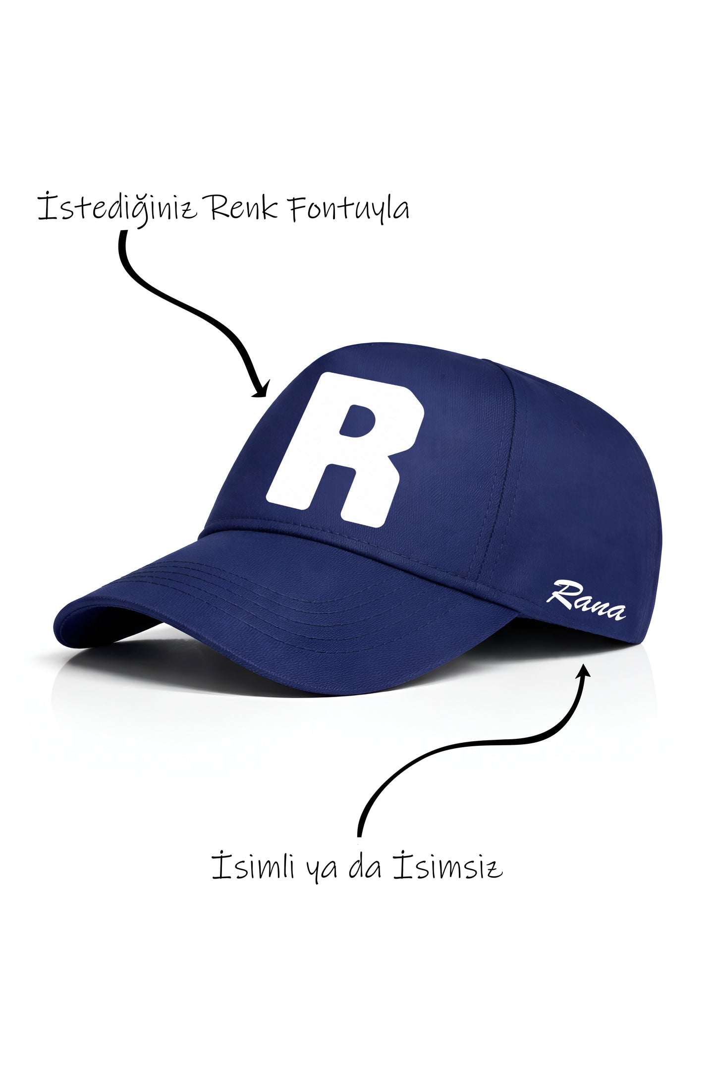 R Harfi Unisex Şapka