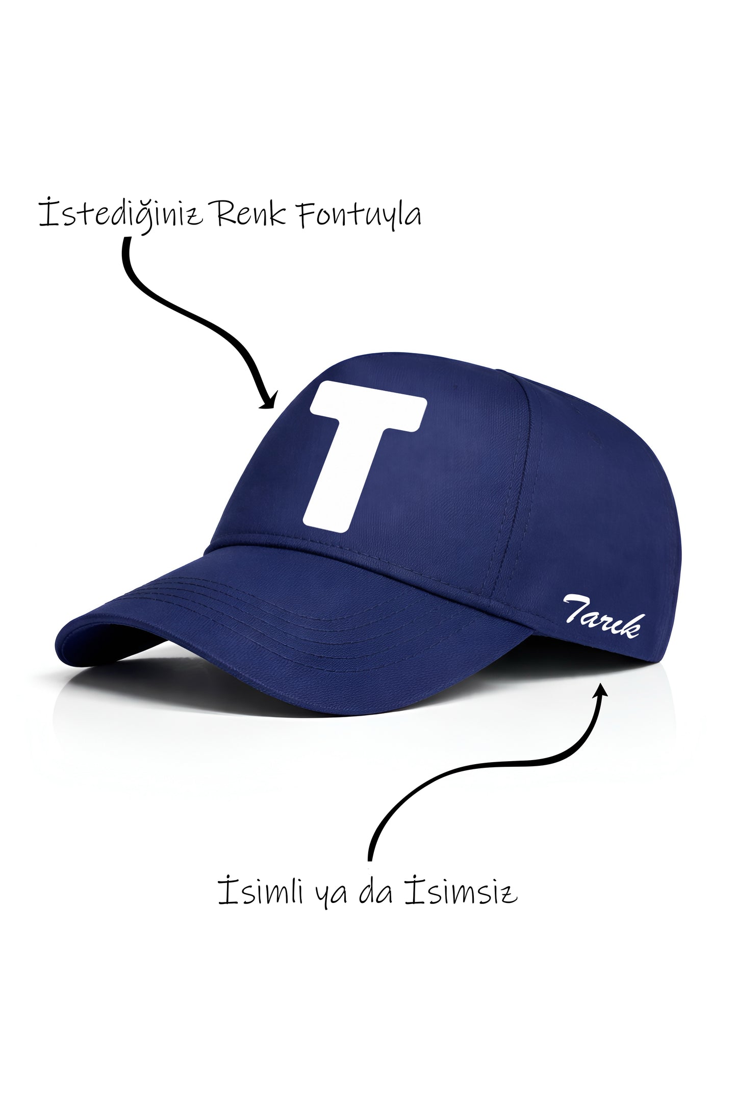 T Harfi Unisex Şapka