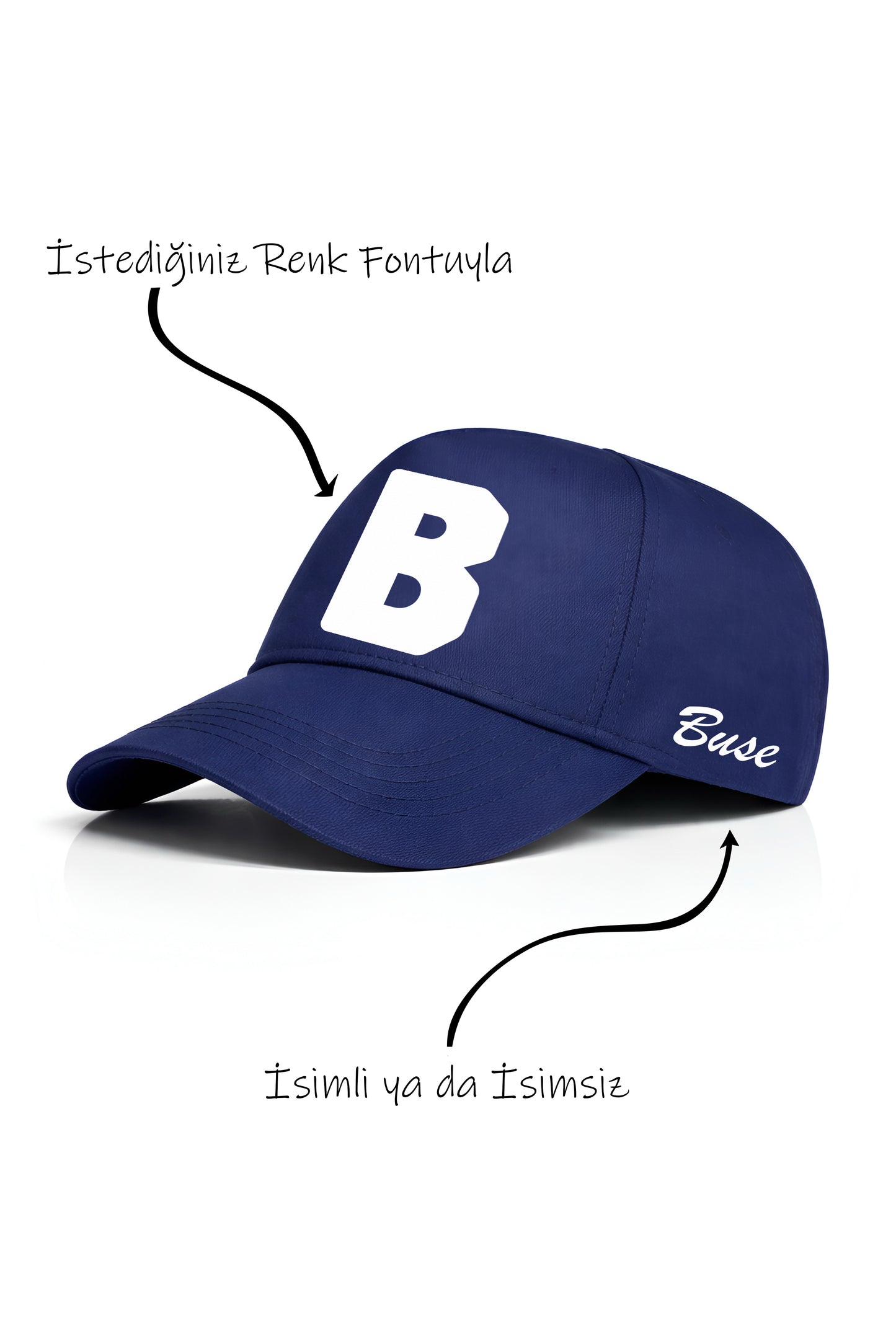 B Harfi Unisex Şapka