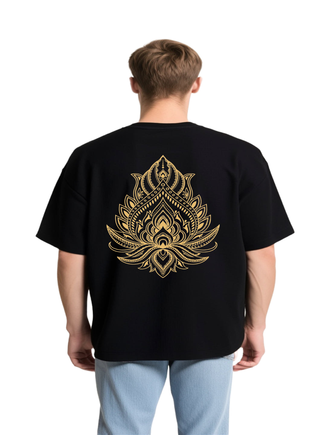 LOTUS OVERSİZED UNİSEX T-SHİRT