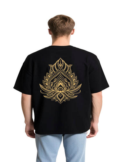 LOTUS OVERSIZED UNISEX T-SHIRT