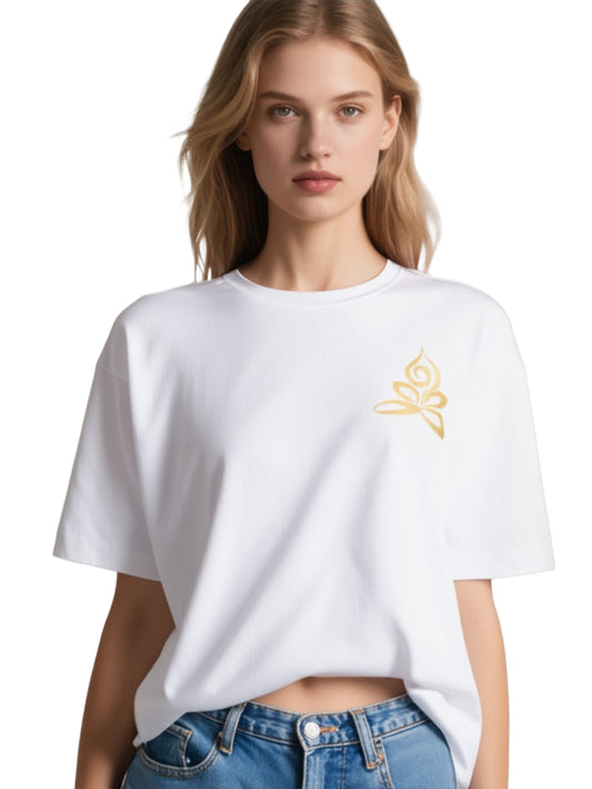 LOTUS OVERSİZED UNİSEX T-SHİRT
