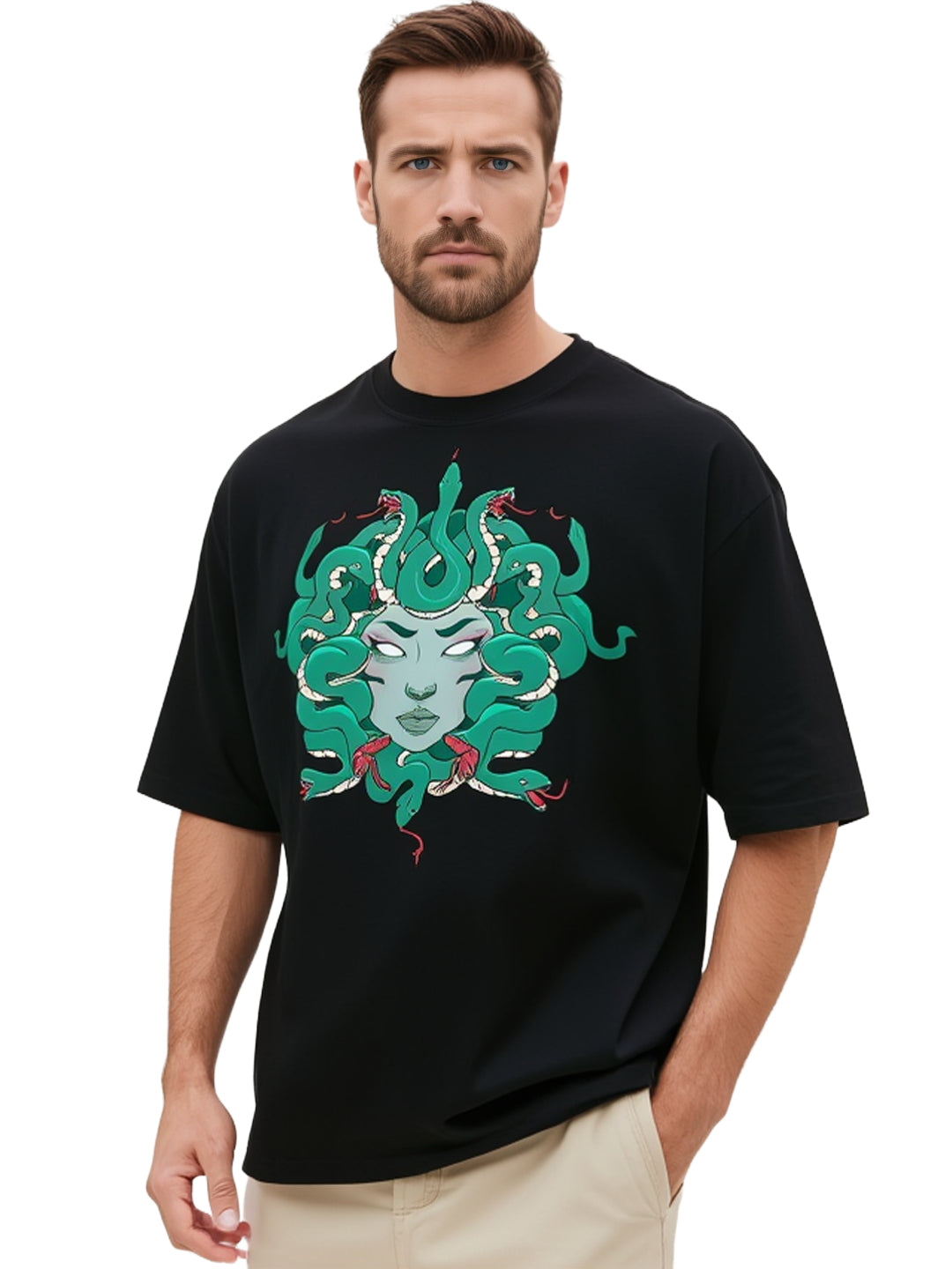 MEDUSA OVERSİZED UNİSEX T-SHİRT