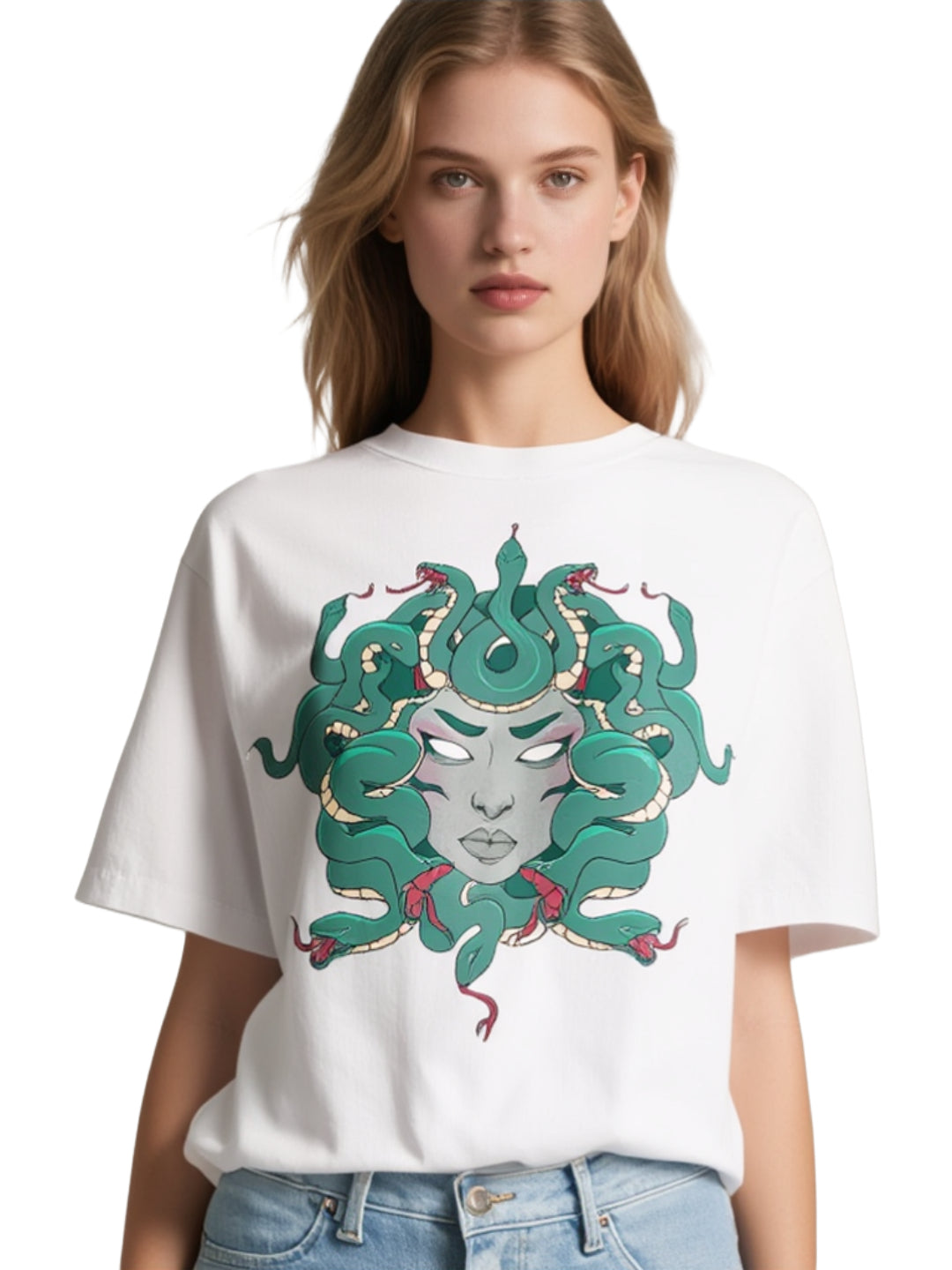 MEDUSA OVERSİZED UNİSEX T-SHİRT