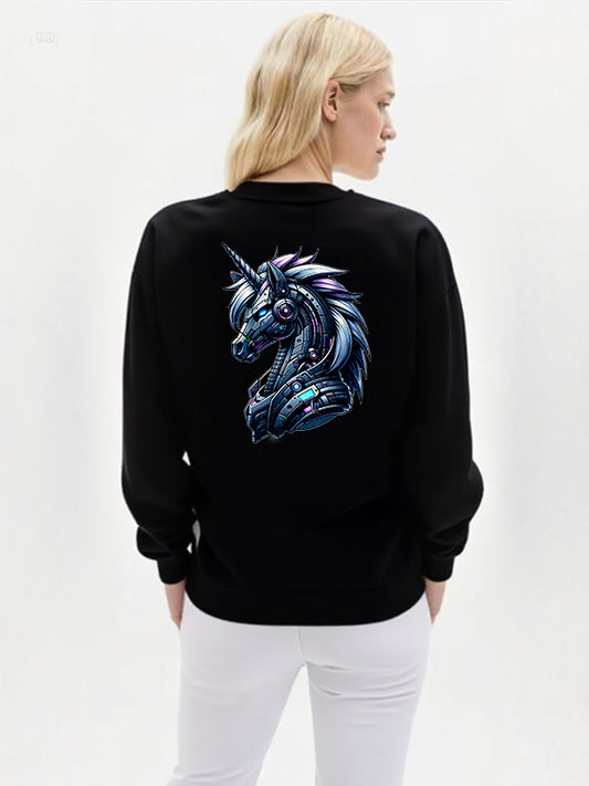 MEKANİK UNİCORN UNİSEX SWEATSHİRT