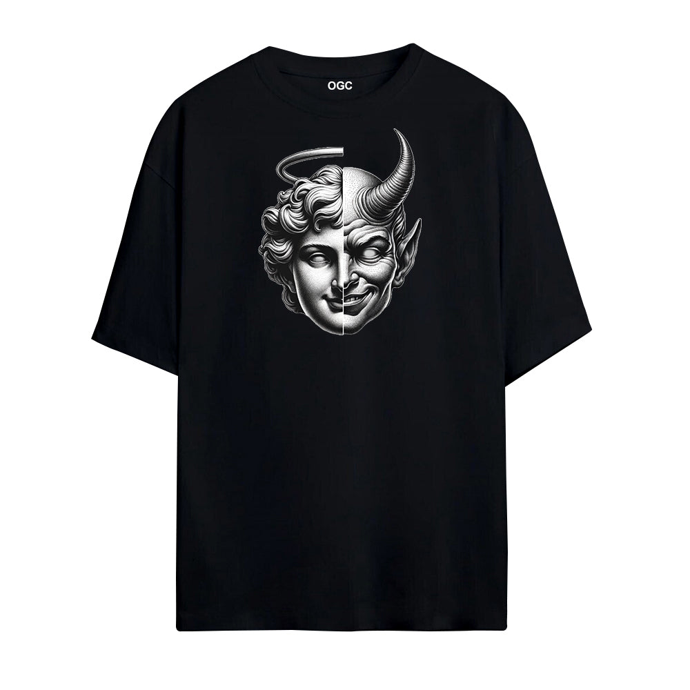 ANGEL & DEVIL OVERSIZED UNISEX T-SHIRT