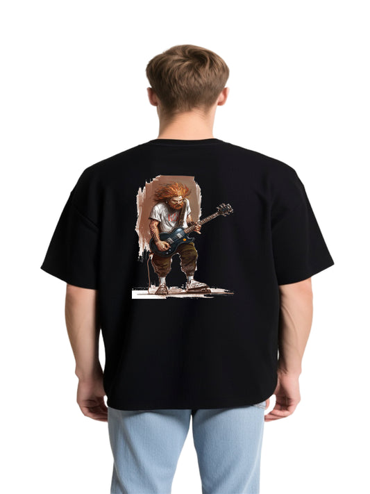 METAL OVERSİZED UNİSEX T-SHİRT