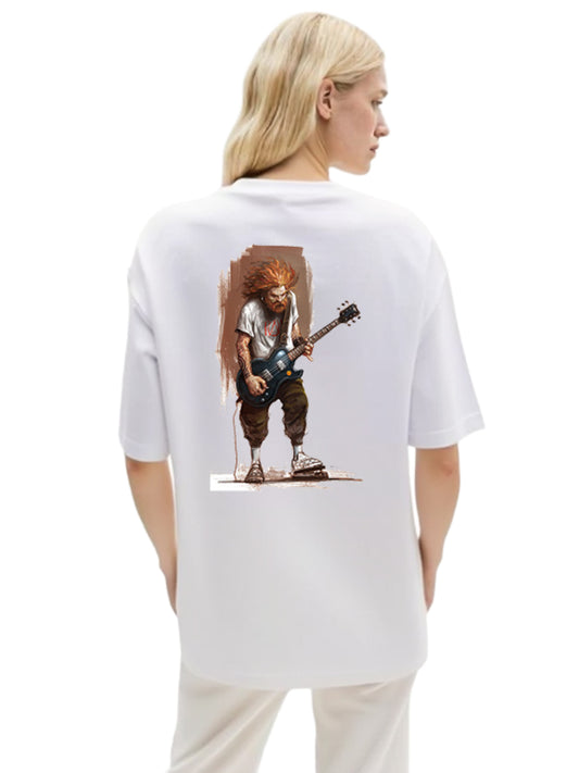 METAL OVERSİZED UNİSEX T-SHİRT